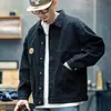 Chaqueta de Trabajo Holgada para Hombre Primavera 2026, Marca de Moda, Tallas Grandes, Estilo Americano, Abrigo Casual Vintage para Hombre, Ropa de Abrigo Moderna para Hombre