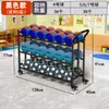Nuevo Estante de Almacenamiento para Baloncesto Estante de Colocación para Fútbol Voleibol Carrito de Pelotas Móvil para Exteriores Carrito de Pelotas Móvil para Escuela de Jardín de Infancia