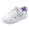 Zapatos para Niños, Zapatos Blancos para Niñas, Transpirables Primavera Nuevo Estilo Zapatos para Niños, Tenis para Niñas, Zapatos Deportivos Casuales de Cuero para Estudiantes