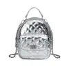Mochila Acolchoada com Corrente e Textura de Nicho para Mulheres 2026 Nova Moda Versátil Mochila Pequena Bolsa de Ombro para Viagem para Mulheres