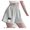 Shorts de Gofre Deportivos Sueltos para Mujer Cintura Elástica Pierna Ancha Pantalones Cortos Calientes Casual Adelgazantes Cintura Alta Rectos Hogar