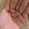 Nuevo Anillo de Dedo Abierto Ajustable con Hebilla de Herradura y Pedrería para Mujer, Elegante Lujo Ligero de Gama Alta Moderno Diseño de Nicho