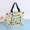 Bolsa de Compras Plegable de Tela Oxford con Logo Personalizado para Publicidad, Bolsa con Cremallera de Cinco Compartimentos, Conveniente Bolsa de Almacenamiento Portátil