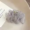 Pinza para el pelo con lazo de temperamento suave estilo francés 2026 Modelo Nuevo Pinza para el pelo para mujer, Pinza de tiburón para recogido en la parte trasera de la cabeza Accesorio para el pelo