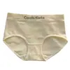 8 Road 70DEnglish Roupa Íntima Feminina Algodão Respirável Sem Costura Controle de Barriga Cintura Média Estilo Adolescente Calcinha