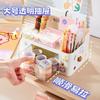 Dropshipping Caixa de Armazenamento de Mesa Tipo Gaveta Organizador Multicompartimentado Caixa de Armazenamento de Papelaria de Mesa Multifuncional Grande Capacidade