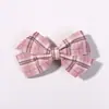 Presilha de Cabelo com Laço Estampado Mais Vendida Transfronteiriça Acessório de Cabelo para Bebê Presilha Lateral Fresca e Doce Ornamento de Cabelo 1615