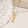 Venda Quente Transfronteiriça Pingente de Aço Inoxidável Colar Masculino Árabe Joias Colar Pilar de Aço Titânio de Alta Qualidade