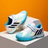 Zapatos de Fútbol para Niños de Niño de Hombre y de Mujer para Interior Velcro Zapatillas de Estudiante para Niños Zapatos de Entrenamiento de Uña Triturada Antideslizantes