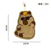 Toalla de Mano de Dibujos Animados Linda Capibara Tipo Colgante Cocina Baño Toalla Terciopelo de Coral Absorbente Secado Rápido Toalla de Mano