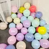 Globos Redondos Transfronterizos de 5 pulgadas, Látex Grueso Mate de 1g Macaron Retro Decoraciones para Eventos de Cumpleaños Fiestas Festivas