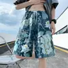 Suministro Exclusivo Transfronterizo de Bermudas de Playa para Hombre para Verano, Secado Rápido, Resistentes al Agua, Corte Holgado, Tallas Grandes, Pantalones Cortos de Cinco Puntos para Hombre, Pantalones Cortos Casuales