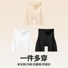 Shorts de Segurança Sem Costura de Seda de Gelo Anti-Exposição Controle da Barriga Feminino Levanta Bumbum Verão Fino Duas Peças Leggings Antirrolamento com Forro Antibacteriano