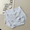 Atacado de fábrica roupa íntima feminina algodão grau 7A cintura alta sem costura meninas algodão antibacteriano respirável virilha calcinha de triângulo feminina