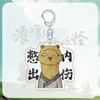 Montaña Langlang Monstruo Pequeño Paquete de Emoticonos Periféricos Demonio Cerdo Comadreja Dibujo Animado Mochila Regalo Llavero Acrílico
