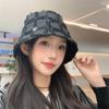 Nueva Versión de Mendigos Usado como Viejo Sombrero de Pescador Negro Artefacto de Tela Lisa para Mostrar la Cara Sombrero de Cubo Pequeño Estilo Japonés Vintage Sombrero de Cubo de Moda