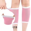Meias de gel para panturrilha, corrida, fitness, gel elástico macio, esportivo, cotovelo, treinamento ao ar livre, pressão, perna, capa