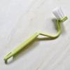 Cepillo de Limpieza para Inodoro de Plástico Engrosado con Mango Largo de Doble Cara para Esquinas Muertas Cerdas Suaves Cepillo para Inodoro Curvo de Baño Cepillo para Ranuras