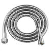 Mangueira de Chuveiro de Aço Inoxidável Silicone Pvc Cabeça de Chuveiro Anti-emaranhamento Tubo de Entrada Tubo de Saída do Aquecedor de Água Flexível