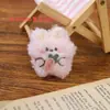 Brinquedo de Pelúcia Gato Preto Desenho Animado Pingente Squeaky Boneca de Pelúcia Feminina Casal Melhor Amigo Pequeno Ornamento Pendente Broche Acessório de Roupa