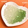 Materiales para Pulseras DIY Resina que Cambia de Color con Luz UV Imitación Ojo de Gato Cuentas Redondas Cuentas Sueltas Accesorios para Joyería Hecha a Mano con Cuentas