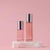 Atacado 5ml 10ml frasco roll-on ouro rosa frasco roll-on de vidro rosa frasco para óleo essencial frasco de perfume frasco de divisão