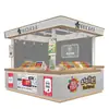 Tienda de lotería de centro comercial diseño personalizado de tienda completa isla pasillo cuerpo pintado mostrador Cai Fu Cai quiosco de venta de lotería deportiva
