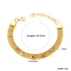 Pulsera de Diseño Minimalista Versátil Europea y Americana, Estilo de Nicho de Lujo Ligero, Chapado en Oro de 18 Quilates, Joyería con Cuentas de Circonita de Colores de Comercio Exterior, Pulsera Transfronteriza