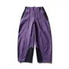 Pantalones Funcionales Exteriores Delgados Sueltos de Primavera y Otoño Black Fleet, Impermeables, Resistentes al Desgaste, con Puño, Diseño de Bloques de Color, Pantalones de Senderismo para Exteriores