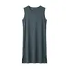 Bata de noche para hombre hecha a medida, fresca y cómoda para dormir, pijama de baño de verano, ropa de casa talla grande, camiseta sin mangas holgada para hombre