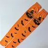 Meias de Halloween Estampa de Seda Morcego Teia de Aranha Castelo Meia 7/8 Acessórios Festival dos Fantasmas Meias