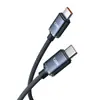 Cabo de Dados Jingyao Duplo Tipo-C 120W Carregamento Rápido Cabo PD Aplicável a Apple 15 Huawei Xiaomi Computador Cabo de Carregamento Rápido