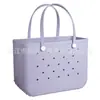 Estoque Disponível Bolsa de Furos de EVA Bolsa de Compras Tote Bag Bolsa de Armazenamento Portátil para Camping Bolsa Macia Impermeável Resistente ao Desgaste Bolsa para Praia e Natação