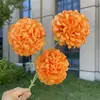 3 Bolas de Suerte de Caramelo, Flores Artificiales, Flores Falsas para Boda y Decoración del Hogar, Mayoreo