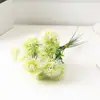 Flor Artificial Flor de Dente-de-leão Única Flor de Plástico Cebola Europeia Artificial Decoração de Planta Caseira Enfeites Arranjo de Flores Jardinagem