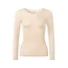 Top ligero y cálido que nutre la piel para mujer, capa base ultradelgada sin costuras, conjunto de ropa interior térmica de alta elasticidad para otoño