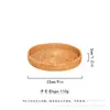 Fabricantes detectan cesta tejida vietnamita pan fruta refrigerio doble asa portátil cesta de picnic cesta tejida de escritorio