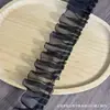 Cinta de Gasa Blanca Plisada en Forma de Ola de 4 cm Adorno de Encaje Transparente Negro Decorativo para Manualidades al por Mayor