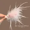 2025 Nuevo Pasador de Pelo Peludo Tocados de Hada de Gama Alta Clip Decorativo de Cabeza de Moda Nuevo Clip de Hada de Plumas