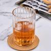 Copo de Whisky com Padrão Vertical Espesso para Bar KTV Copo de Vinho Simples de Vidro Sem Chumbo para Uso Doméstico Copo de Cerveja de Grande Capacidade