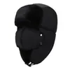 Chapéu Lei Feng Personalizado à Prova de Frio de Inverno Acolchoado com Forro de Lã para Homens e Mulheres Proteção de Orelha para Exterior Chapéu de Algodão Quente Chapéu com Máscara de Inverno