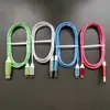 Cabo de Dados Luminoso de Linha Única Tipo-C Adequado para Celulares Apple, Huawei, Xiaomi, Carregamento Transfronteiriço 2A, Estilo Boate Brilhante