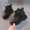 Invierno 2026 Nuevas Llegadas Botas Gruesas de Cuero para Niños Botas Martin Cálidas con Felpa Antideslizantes para Niñas Botas de Algodón Estilo Versátil
