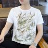 Recomendación Principal de Seda de Hielo para Dropshipping: Longtu Jacquard de Seda de Hielo Flor Quemada Cuello Redondo Manga Corta Verano 2025 Moda Juvenil Hielo