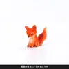 Estatueta de Príncipe Decoração de Raposa Flor Eterna Resina Fofa Ornamento de Mesa Carro Estatueta Feita à Mão