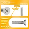 Tornillos para Máquina de Acero Inoxidable 304 de Cabeza Plana Phillips Tornillos para Máquina Km Tornillos Pequeños M3.5M4M5M6M8