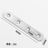 Acero inoxidable en forma de L ángulo recto código soporte fijo conector de muebles inodoro partición engrosada código de ángulo soporte de placa de capa