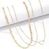 Accesorios transfronterizos de gran venta en Europa y América: accesorio de cintura de moda con lentejuelas sexy en capas con corazón de pedrería y cadena de metal para mujer