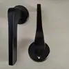 Cerradura Magnética Silenciosa Grande Negra para Puerta de Dormitorio con Manija Separada, Juego de Cerradura para Puerta de Madera, Tipo Universal, Juego Completo