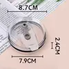 Copo de Carro Transfronteiriço 30Oz40Oz Tampa de Exportação Acessórios Transparentes Tampa de Copo Casca de Ovo à Prova de Vazamento Tampa de Copo de Plástico com Canudo para Gelo